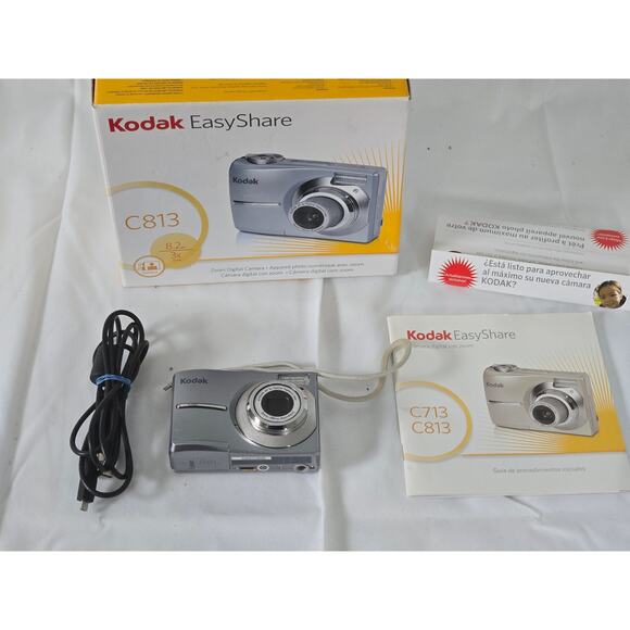 Kodak EasyShare C813 8.2MP Compact Digital Camera 3x Optical Zoom Tested - Picture 1 of 6